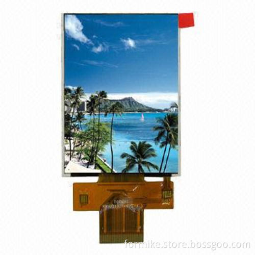 2.8-inch TFT LCD Display with 240 x 320 Dots Resolution, Touch Screen, Soldering Cable